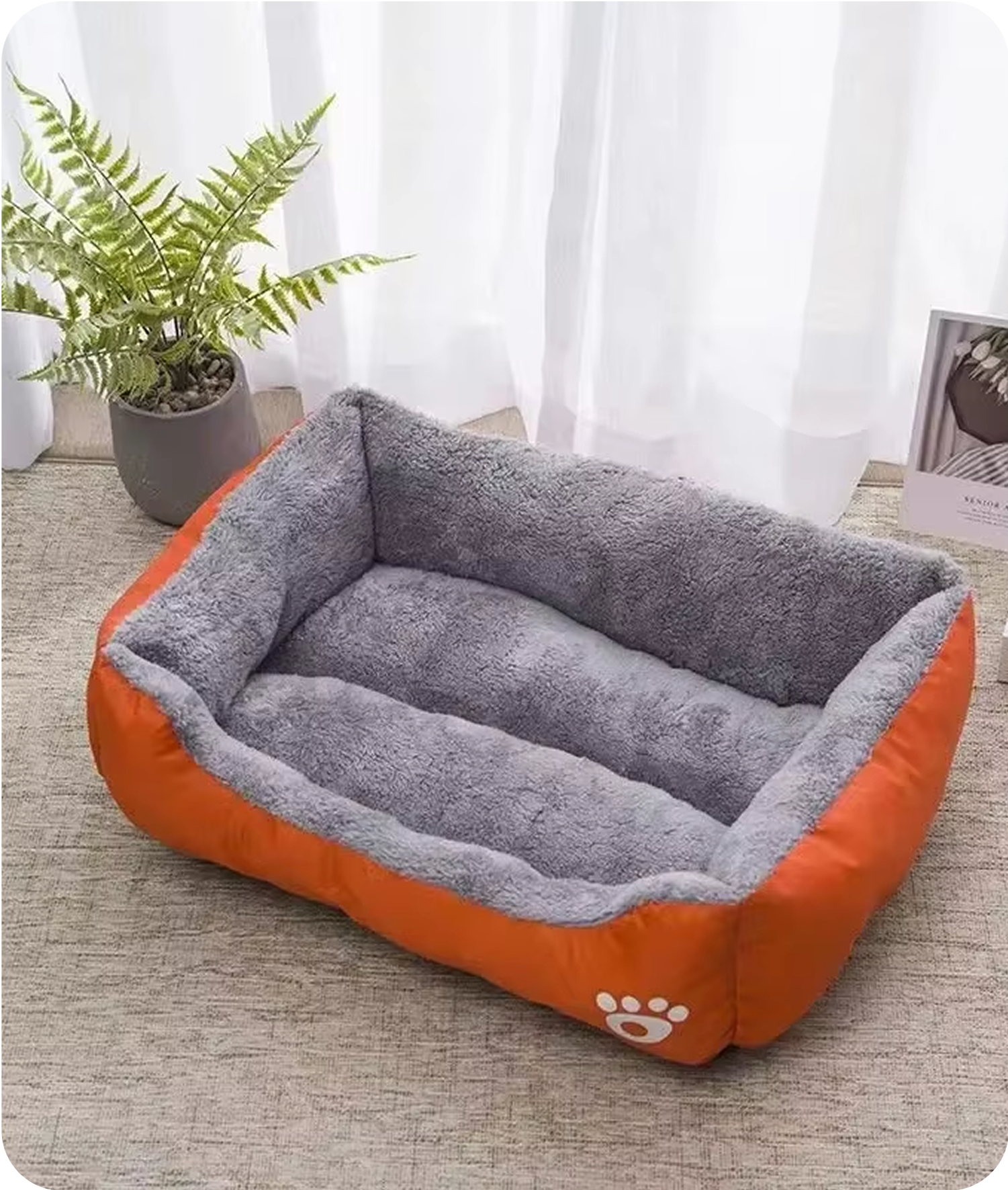 Cozy Plush Pet Cat Bed